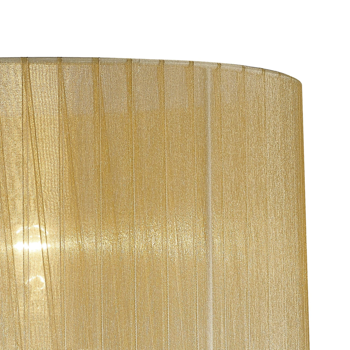 Florence Round Table Lamp Lampshade - Soft Bronze, 36 x 23cm