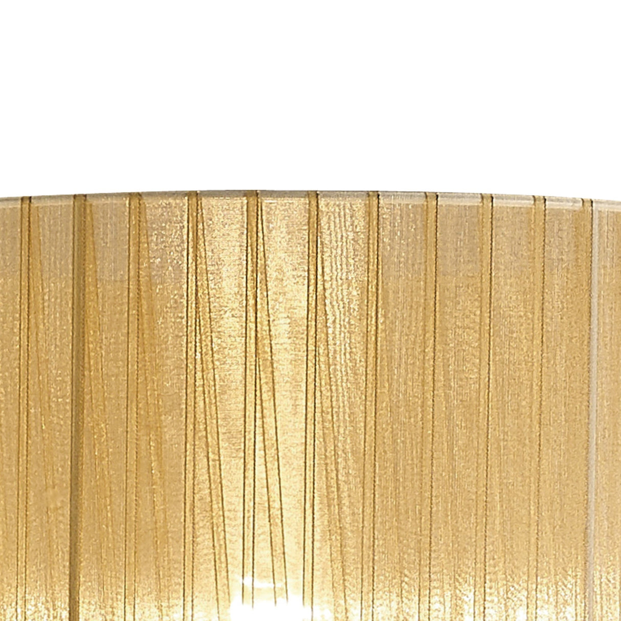 Florence Round Floor Lamp Lampshade - Soft Bronze, 38 x 26cm