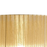 Florence Round Floor Lamp Lampshade - Soft Bronze, 38 x 26cm