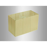 Florence Rectangle Floor Lamp Lampshade - Soft Bronze, 40 x 21 x 26cm