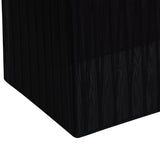 Florence Rectangle Table Lamp Lampshade - Black, 38 x 19 x 23cm