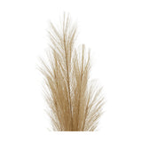 Hill Interiors Faux Pampas Grass Stem with feathery beige plastic plumes on a slim central stalk, shown against a plain white background.