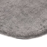 Close-up of the Forleyet shallow oval decorative bowl in aluminium with an antique nickel finish, showing its fine speckled pewter-grey texture and gently uneven rim.