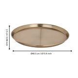 Forleyet Metal Decorative Bowl 40.5cm - Gold