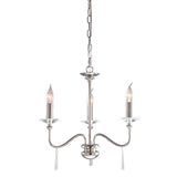 Finsbury Park 3 Light Chandelier - Polished Nickel