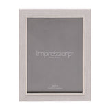 Wooden Photo Frame with Silver Inner Trim 8 x 6in - Grey