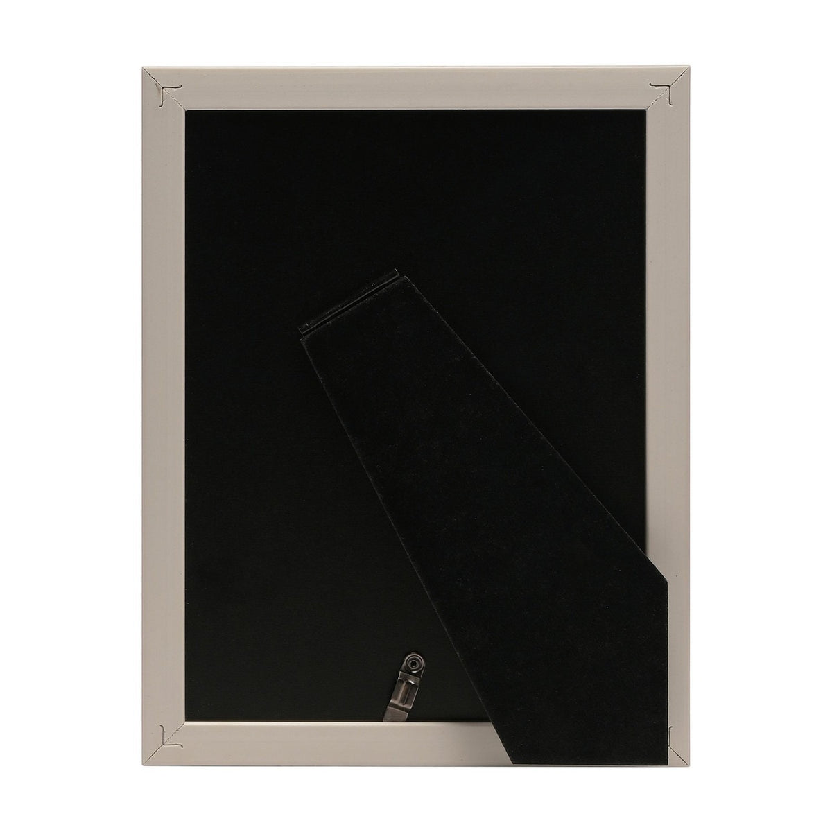 Wooden Photo Frame with Silver Inner Trim 8 x 6in - Grey
