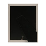 Wooden Photo Frame with Silver Inner Trim 8 x 6in - Grey