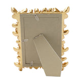 Butterfly Design Resin Photo Frame with Easel Stand - Gold