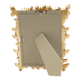 Butterfly Design Resin Photo Frame with Easel Stand - Gold