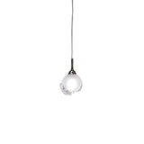 Fragma 10cm 1 Light Pendant Light - Black Chrome