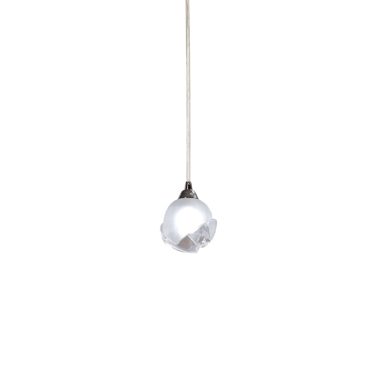Fragma 10cm 1 Light Pendant Light - Polished Chrome