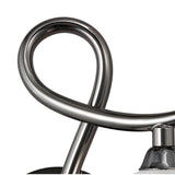 Fragma Right 1 Light Wall Light - Black Chrome