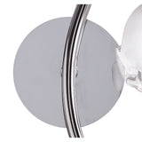 Fragma Right 1 Light Wall Light With Switch - Polished Chrome