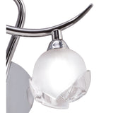 Fragma Right 1 Light Wall Light With Switch - Polished Chrome
