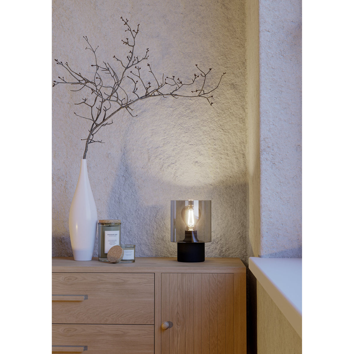 Fralvessa Table Lamp - Black