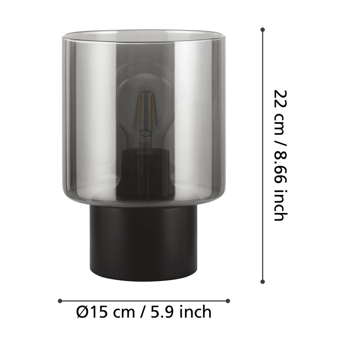 Fralvessa Table Lamp - Black