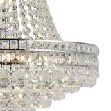 Frances 55cm 14 Light Crystal Chandelier - Polished Chrome