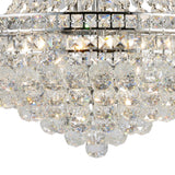 Frances 55cm 14 Light Crystal Chandelier - Polished Chrome