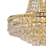 Frances 55cm 14 Light Crystal Chandelier - Gold