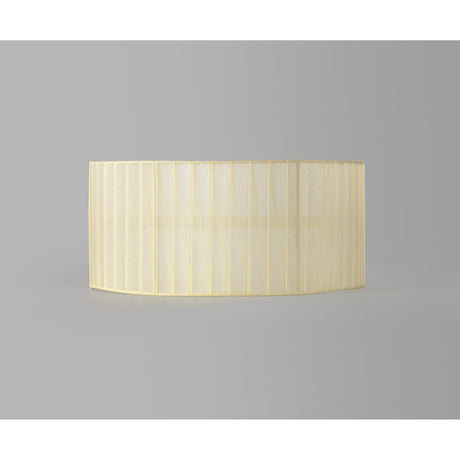 Freida Organza Wall Light Lampshade - Cream, 35 x 16cm