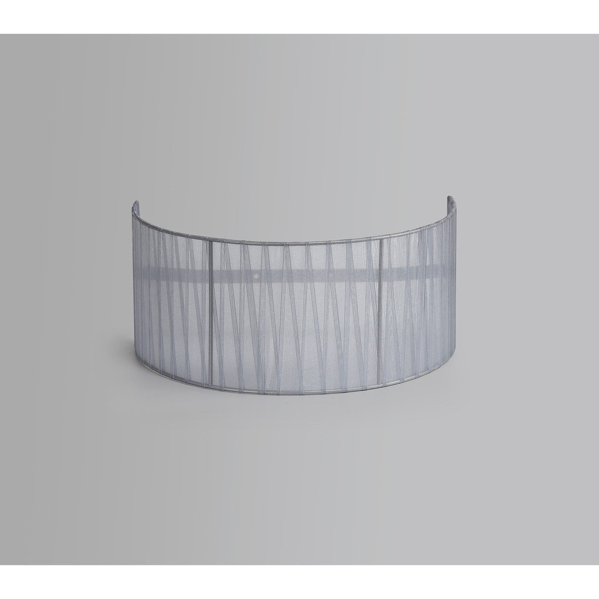 Freida Organza Wall Light Lampshade - Grey, 35 x 16cm