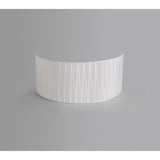 Freida Organza Wall Light Lampshade - White, 35 x 16cm