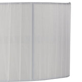 Freida Organza Wall Light Lampshade - White, 35 x 16cm