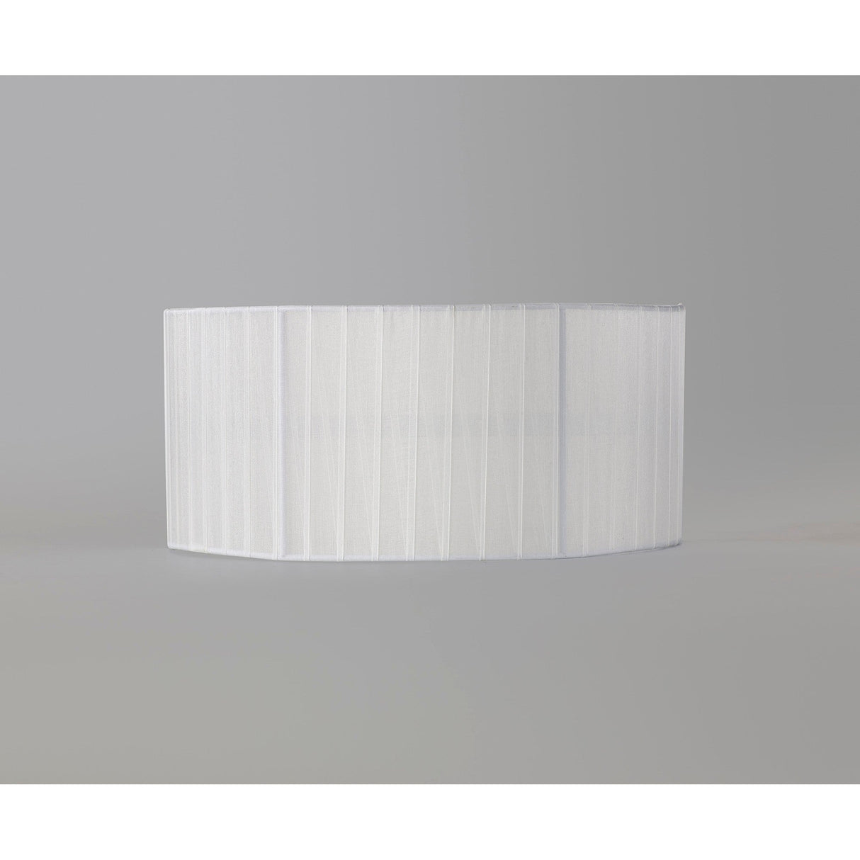Freida Organza Wall Light Lampshade - White, 35 x 16cm
