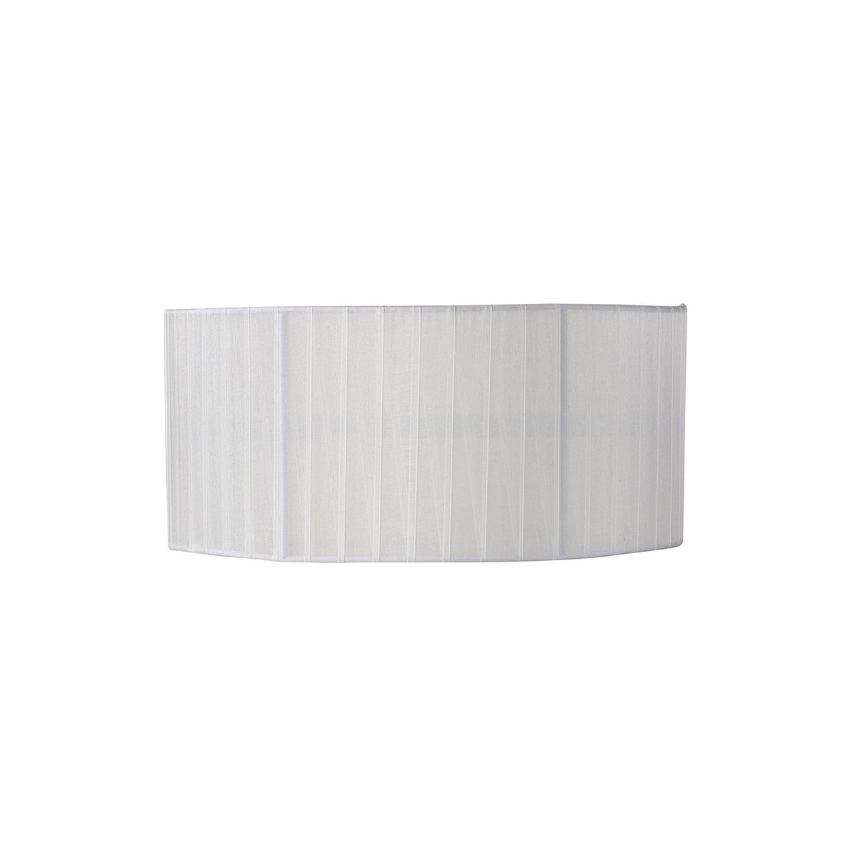 Freida Organza Wall Light Lampshade - White, 35 x 16cm