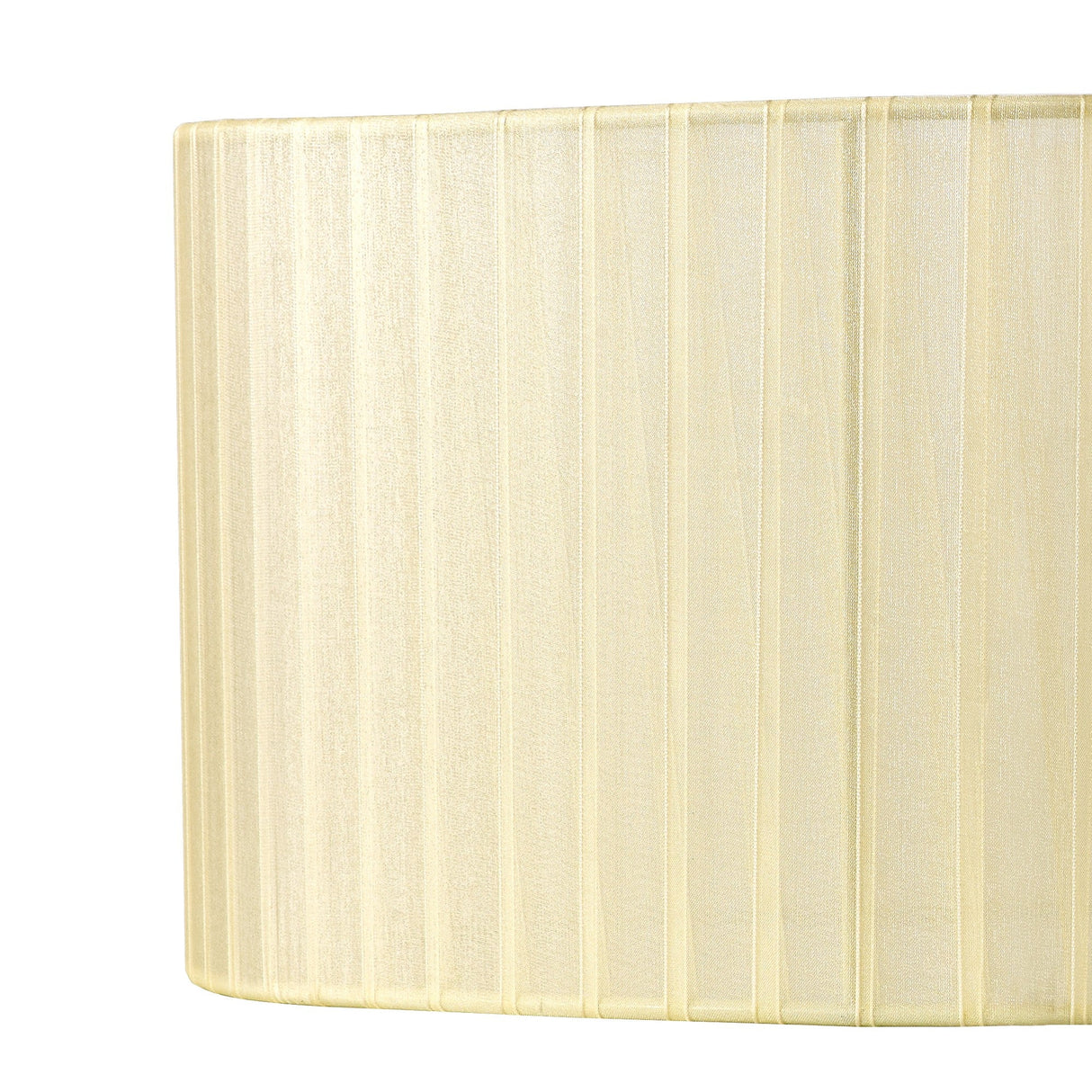 Freida Organza Pendant/Ceiling Light Lampshade - Cream, 50 x 18cm