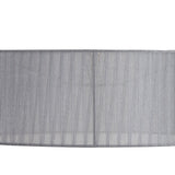 Freida Organza Pendant/Ceiling Light Lampshade - Grey, 50 x 18cm
