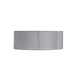 Freida Organza Pendant/Ceiling Light Lampshade - Grey, 50 x 18cm