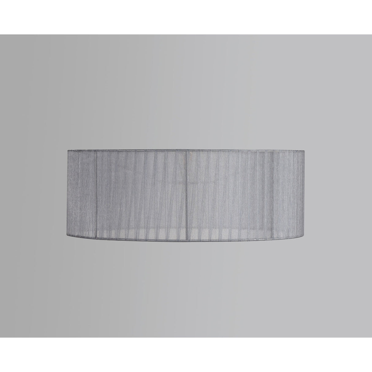 Freida Organza Pendant/Ceiling Light Lampshade - Grey, 50 x 18cm
