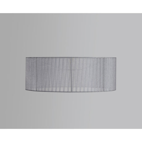 Freida Organza Pendant/Ceiling Light Lampshade - Grey, 50 x 18cm