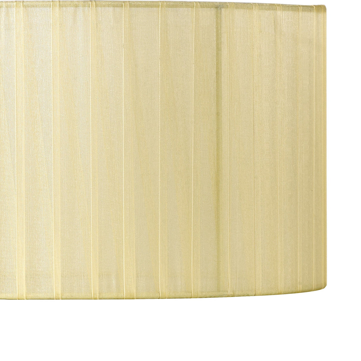 Freida Organza Table Lamp Lampshade - Cream, 30 x 19cm