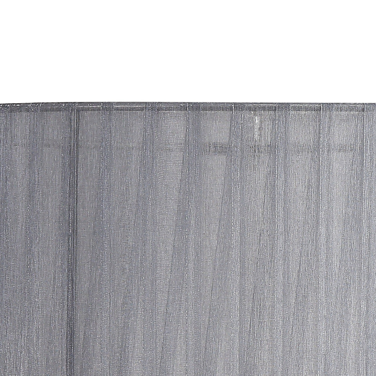 Freida Organza Table Lamp Lampshade - Grey, 30 x 18cm