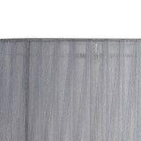 Freida Organza Table Lamp Lampshade - Grey, 30 x 18cm