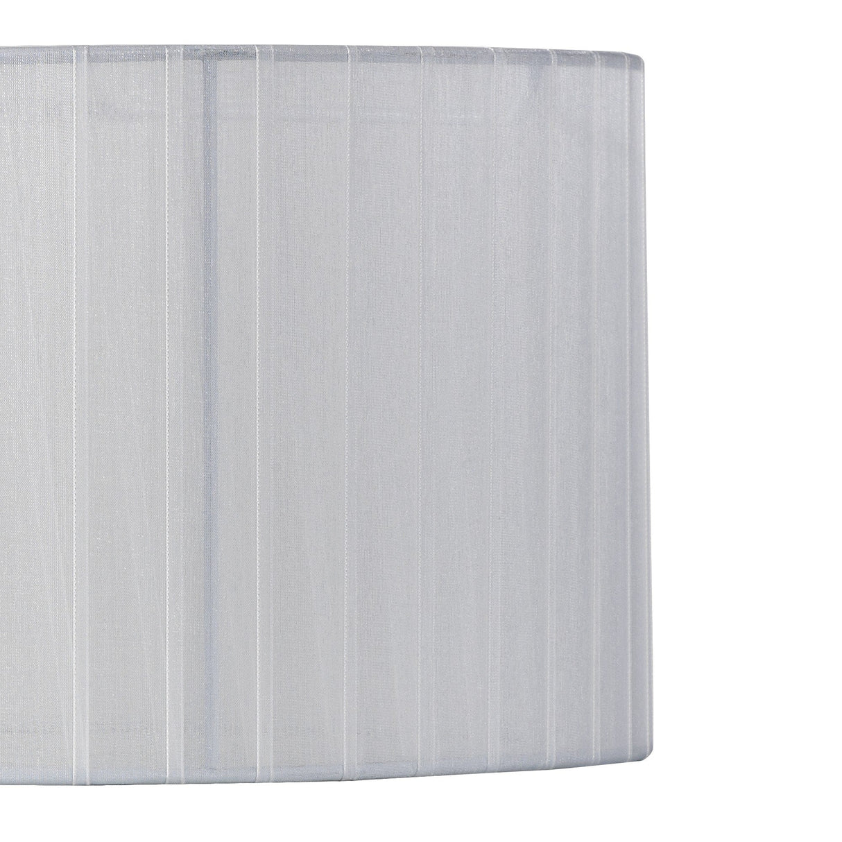 Freida Organza Wall Light Lampshade - White, 30 x 18cm