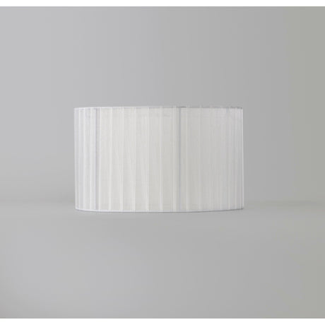 Freida Organza Wall Light Lampshade - White, 30 x 18cm