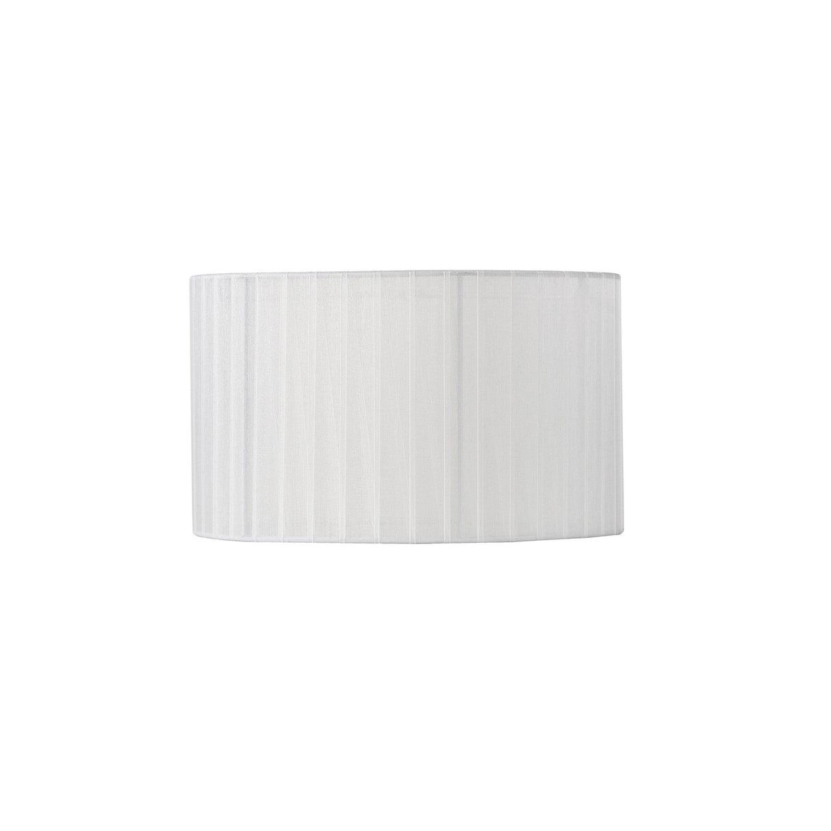 Freida Organza Wall Light Lampshade - White, 30 x 18cm
