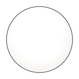 Frelvine Smart LED Flush Ceiling Light 69cm in Black, a slim round drum-shaped fixture with a black plastic body and white diffuser, shown on a plain white background.