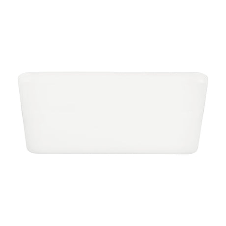 Fremora LED Downlight, a square 10 x 10cm fixture in white with softly rounded corners and a smooth plastic diffuser, shown on a plain white background.
