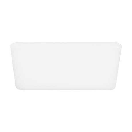 Fremora LED Downlight, 15.5 x 15.5cm square fixture with white plastic face and softly rounded corners, shown on a plain white background.