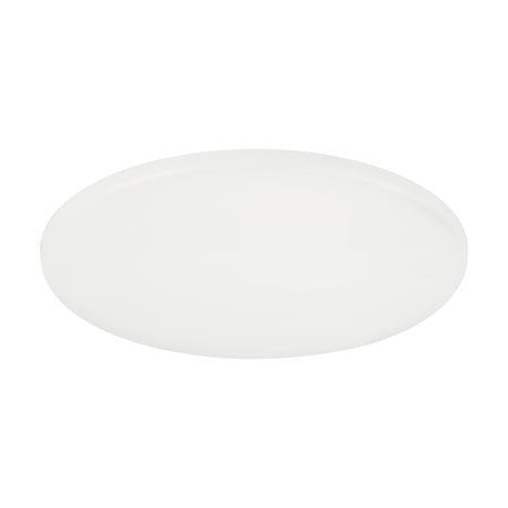 Fremora LED Downlight 15.5cm in white, round recessed ceiling fixture with white aluminium body and smooth plastic shade, shown on a plain white background.
