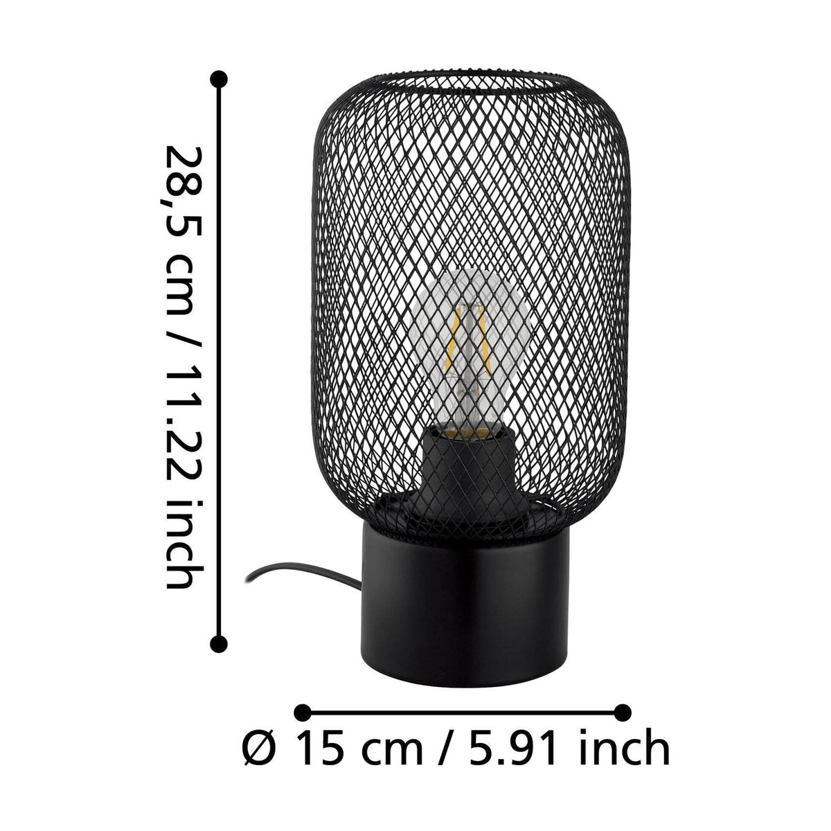 Frenette Table Lamp - Black