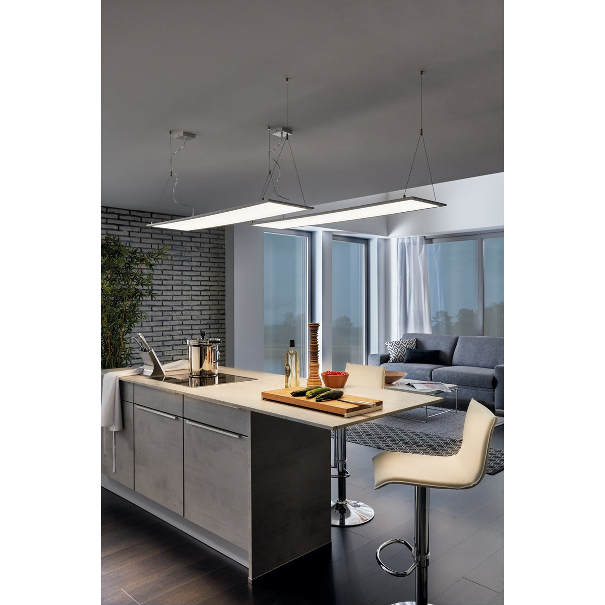 Frinarne LED Panel Light 120 x 30 x 1.1cm - White
