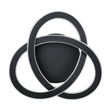 Frolmine LED Flush Ceiling Light - Black