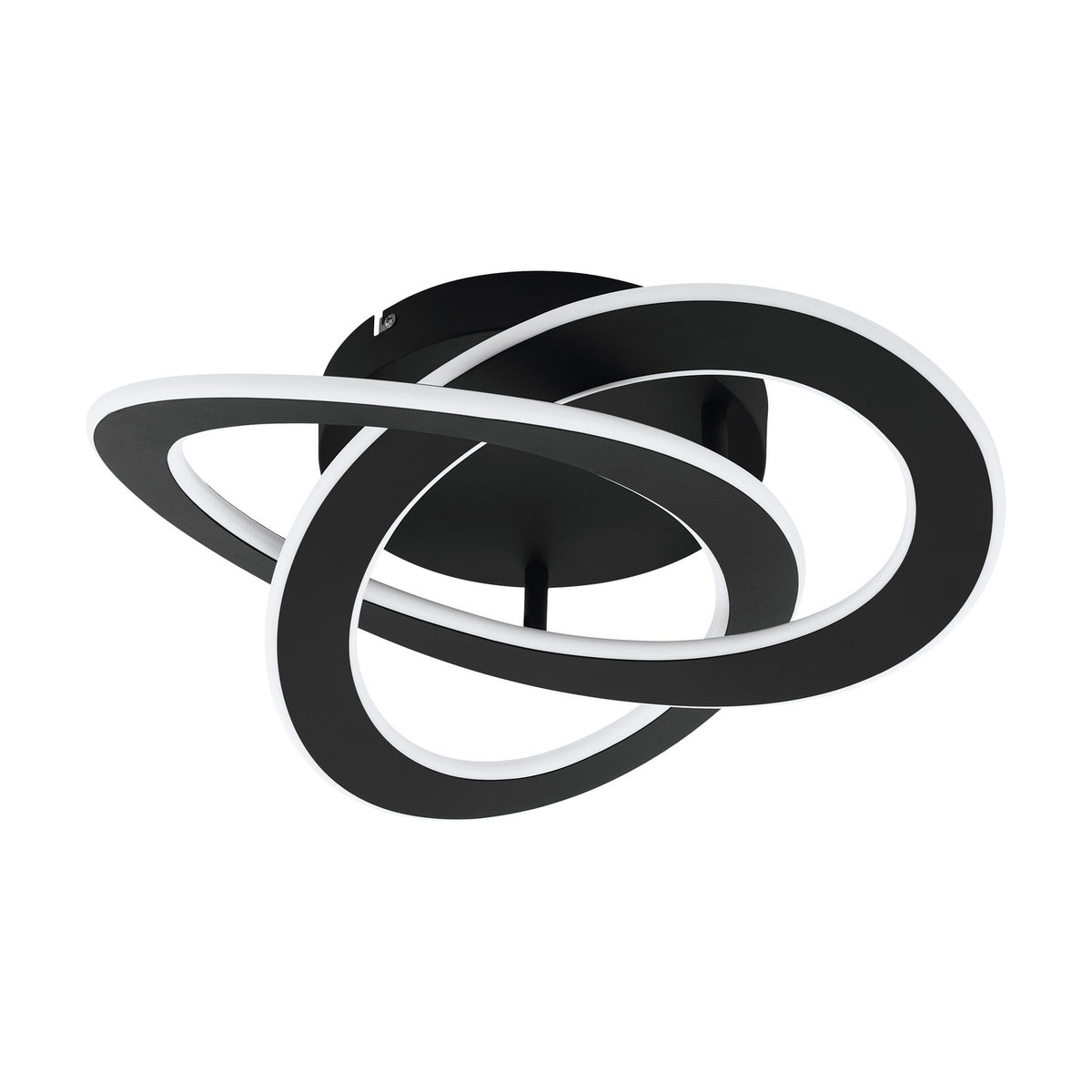 Frolmine LED Flush Ceiling Light - Black