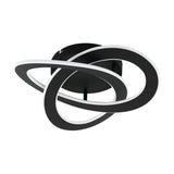 Frolmine LED Flush Ceiling Light - Black